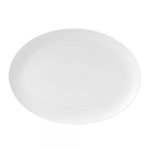 Gordon Ramsay Maze White Oval Platter 43cm