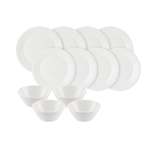 Pure Dinnerware Set in White