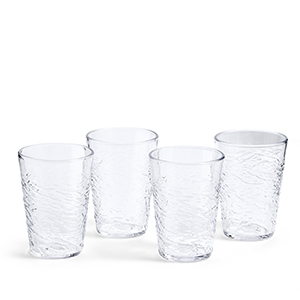 Glass highball tumbler
