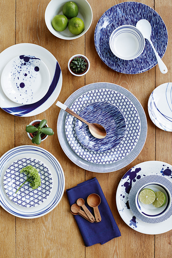 Blue Tableware