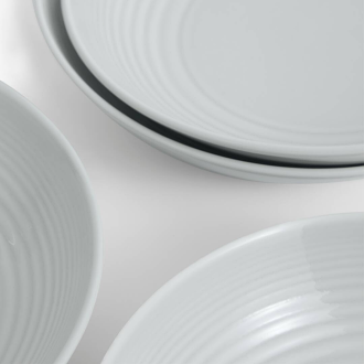 Gordon Ramsay Maze Pasta Bowl 24cm, Set of 4, Light Grey