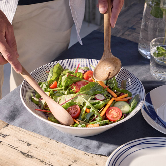 Pacific Salad Bowl & Server