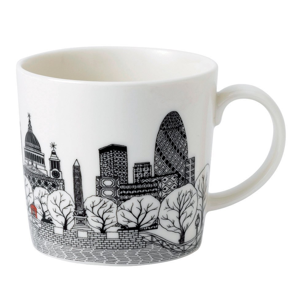 Royal Doulton Charlene Mullen London Calling Gherkin Mug 400ml Royal