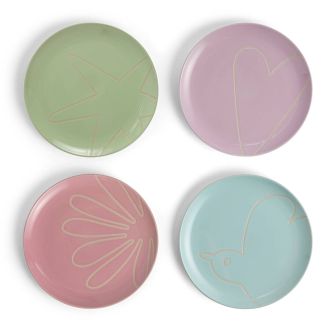 Tilly Ramsay Side Plate 23cm Set of 4, Accents