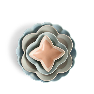 Lambeth Nesting Shaped Dishes, Set of 4