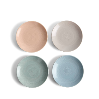 Lambeth Plate 17cm, Mixed, Set of 4