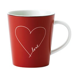 Red Heart Mug – ED Ellen DeGeneres Crafted by Royal Doulton