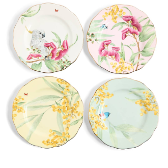 Miranda Kerr Australiana Plate Mixed Set of 4