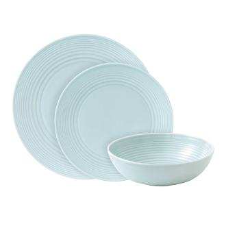 Gordon Ramsay Maze 12 Piece Dinnerware Set, Blue