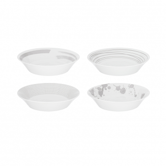 Pacific Stone Pasta Bowl 23cm Assorted, Set of 4