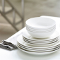 Gordon Ramsay Maze 12 Piece Dinnerware Set, White