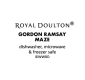 Gordon Ramsay Maze 12 Piece Dinnerware Set, Blue