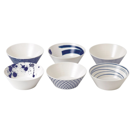Pacific Set of 6 Noodle Bowls 21cm
