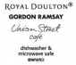 Gordon Ramsay Union Street Cafe Blue 16 Piece Set