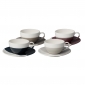 Coffee Studio Cappuccino Cup & Saucer Set of 4