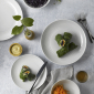 Gordon Ramsay Maze 12 Piece Dinnerware Set, Light Grey
