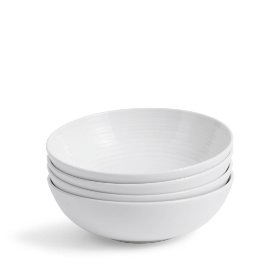 Gordon Ramsay Maze Bowl 18cm 7in White, Set of 4 - Royal Doulton®