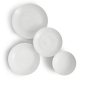 Gordon Ramsay Maze 16 Piece Dinnerware Set with Pasta Bowls, White