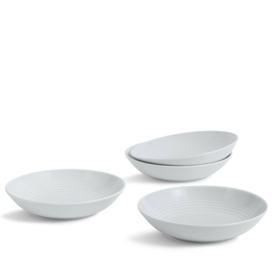 Gordon Ramsay Maze Pasta Bowl 24cm, Set of 4, Light Grey