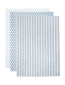 Pacific Blue Tea Towel Stripe PK3