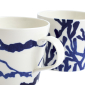 Pacific Mug 400ml Mixed Pattern  Set of 4