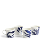 Pacific Mug 400ml Mixed Pattern  Set of 4
