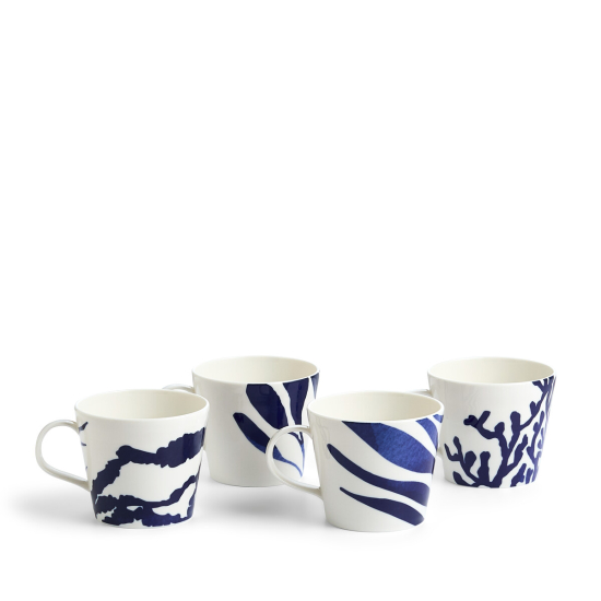 Pacific Mug 400ml Mixed Pattern  Set of 4