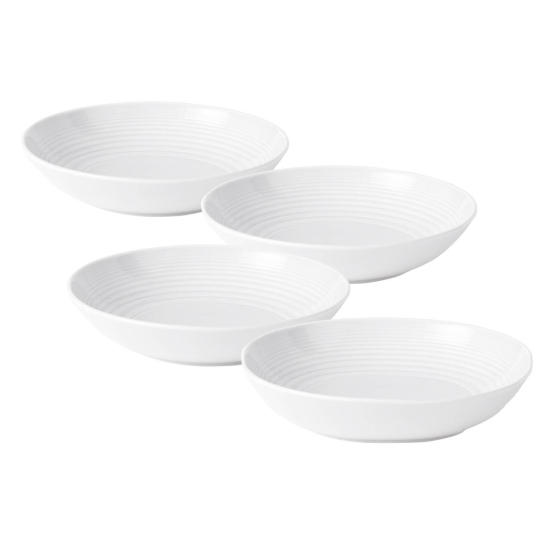 Gordon Ramsay Maze Pasta Bowl 24cm, Set of 4, White