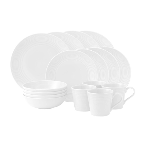 Gordon Ramsay Maze 16 Piece Dinnerware Set with Mugs