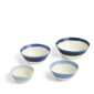 Pacific Glaze Stacking Bowl, Set of 4
