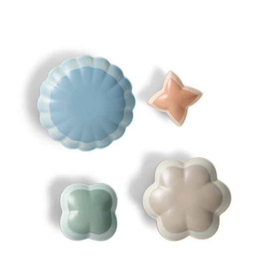 Lambeth Nesting Shaped Dishes, Set of 4