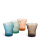 Lambeth Tumbler 300ml, Mixed Colours, Set of 4