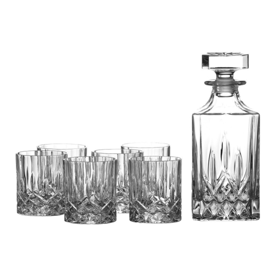 Seasons Decanter Set: Decanter & 6 Tumblers